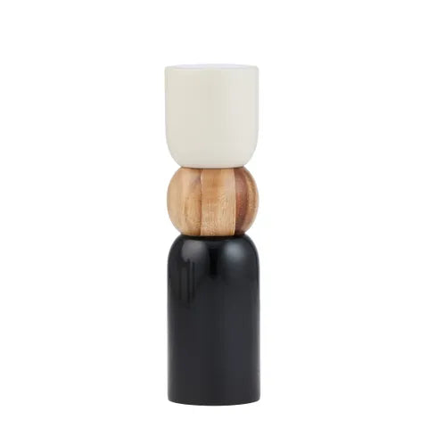 Wood S & P Grinder Black