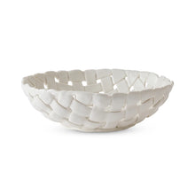 Woven Ceramic Bowl White