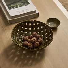 Woven Ceramic Bowl Green