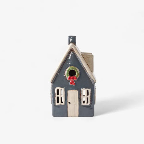 Alsace Tea Light Cottage Navy