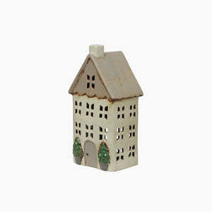 Alsace Tea Light House Stone with Pots