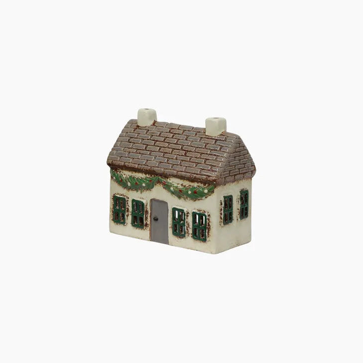Alsace Tealight Cottage with Swag