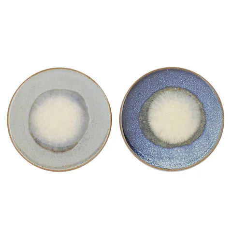 Ceramic Coaster Blue Set of 2