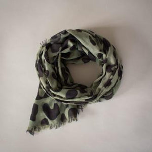 Sophie Wild Olive Maxi Scarf