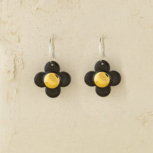 Flower Hoop Earrings