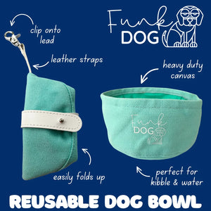 Portable Canvas Dog Bowl