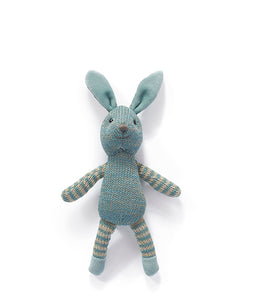 Bobby the Bunny Rattle (blue)