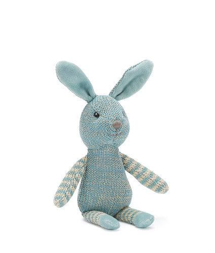 Bobby the Bunny Rattle (blue)