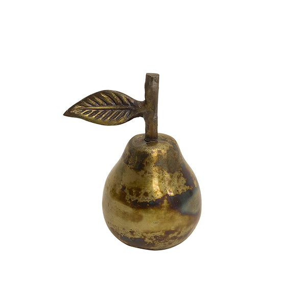 Vintage Brass-look Pear