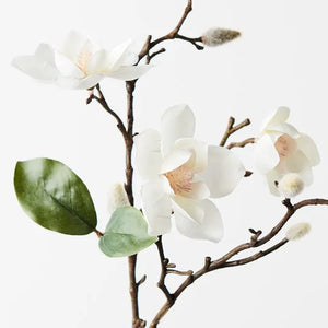 Japanese Magnolia Spray - White