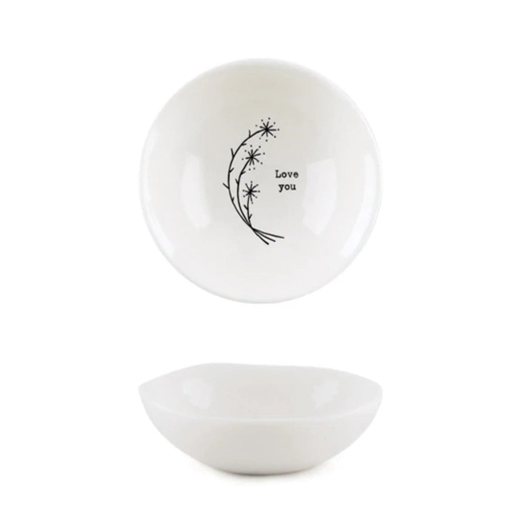Ceramic Bowl (small) Love you