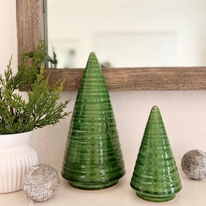 Ribbed Ceramic Christmas Tree