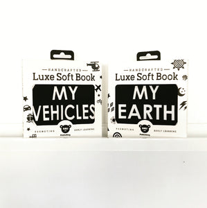 Luxe Soft Baby Book - My Vehicles