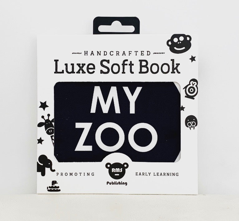 Luxe Soft Baby Book - My Zoo