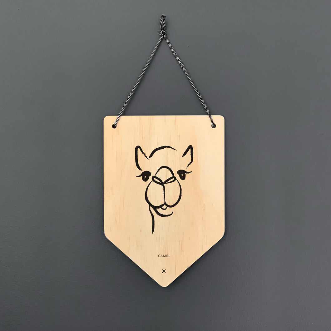 Wooden Pennant Flag