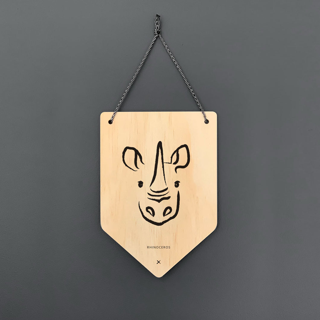 Wooden Pennant Flag