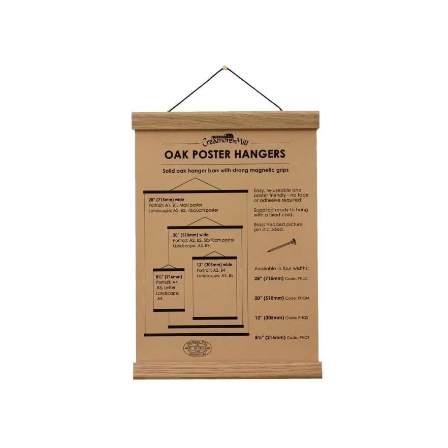 Oak Poster Hangers
