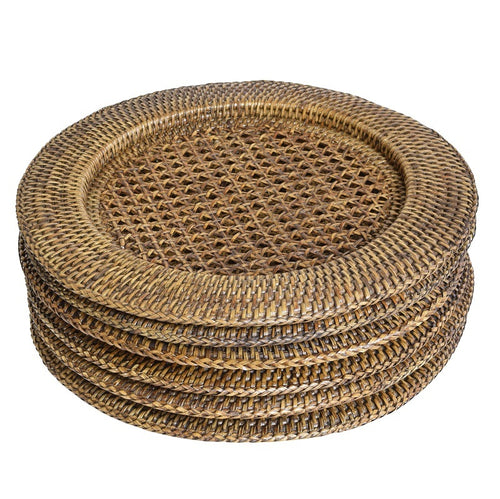 Rattan Plate Chargers
