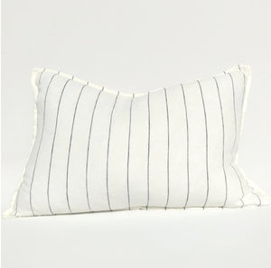 Pure French Linen Striped Cushion