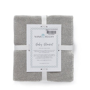 Blanket Stitched Baby Blanket (neutral)