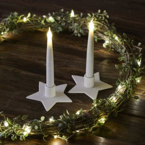 Star Candle Set of 2