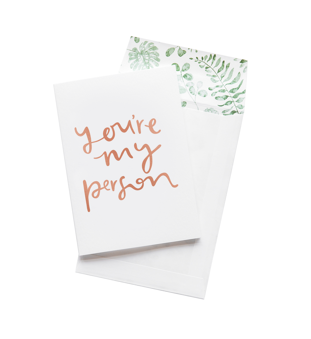 You're My Person Greeting Card