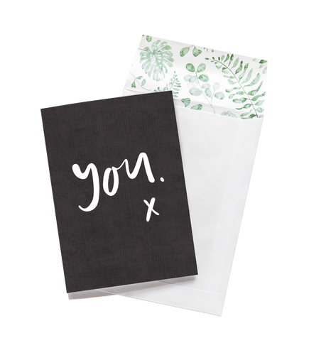 You. x Greeting Card