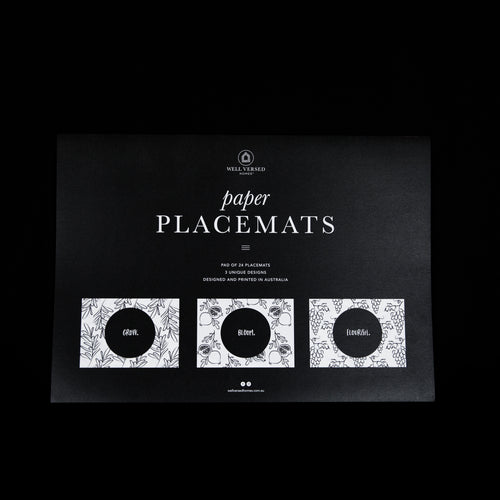 Paper Placemats - Flourish