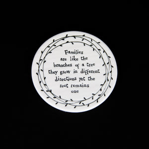 Coaster - porcelain (round - 3 versions)