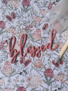 Knitted Words - Blessed