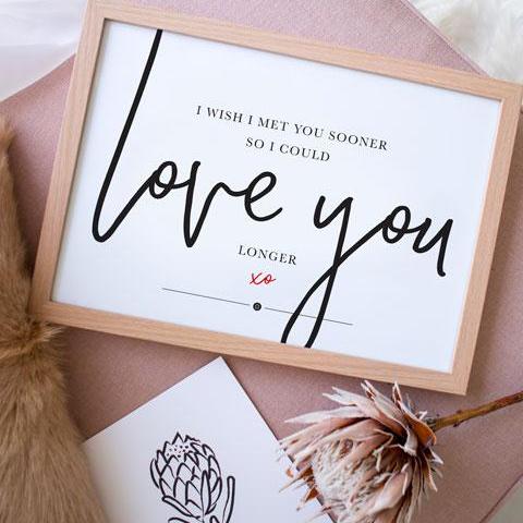 Print - Love you longer