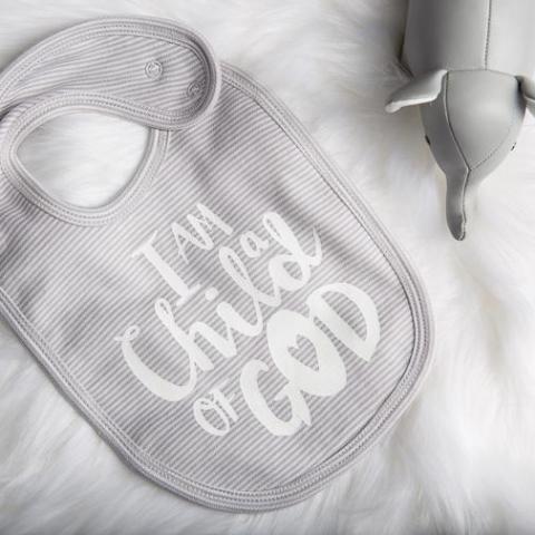 Child of God baby bib