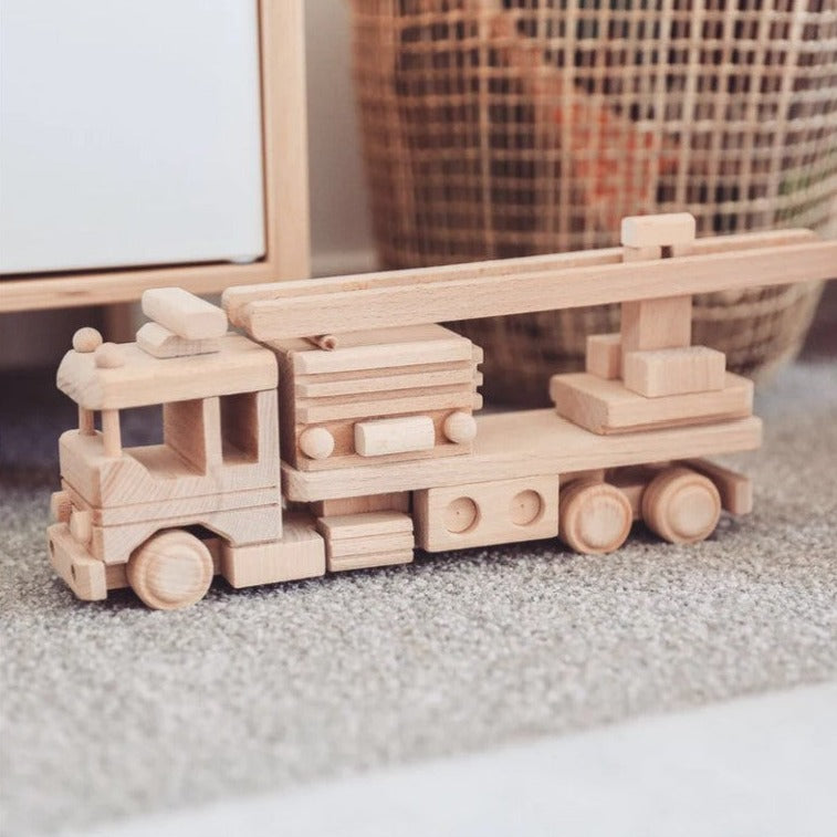 Wooden Fire Truck