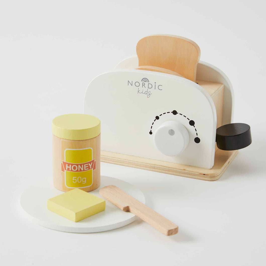 Wooden Toaster Set